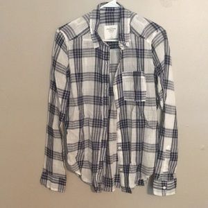 5 for $25** A&F plaid button up